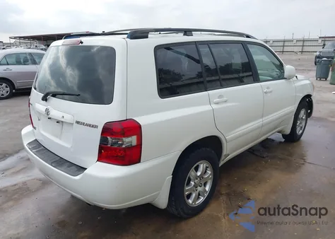 2004 Toyota Highlander V6 z USA, uszkodzony, nr VIN JTEGP21A140028971